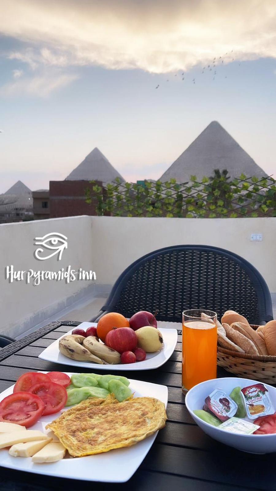Hur Pyramids Land Inn Kafret el-Gabal Екстериор снимка