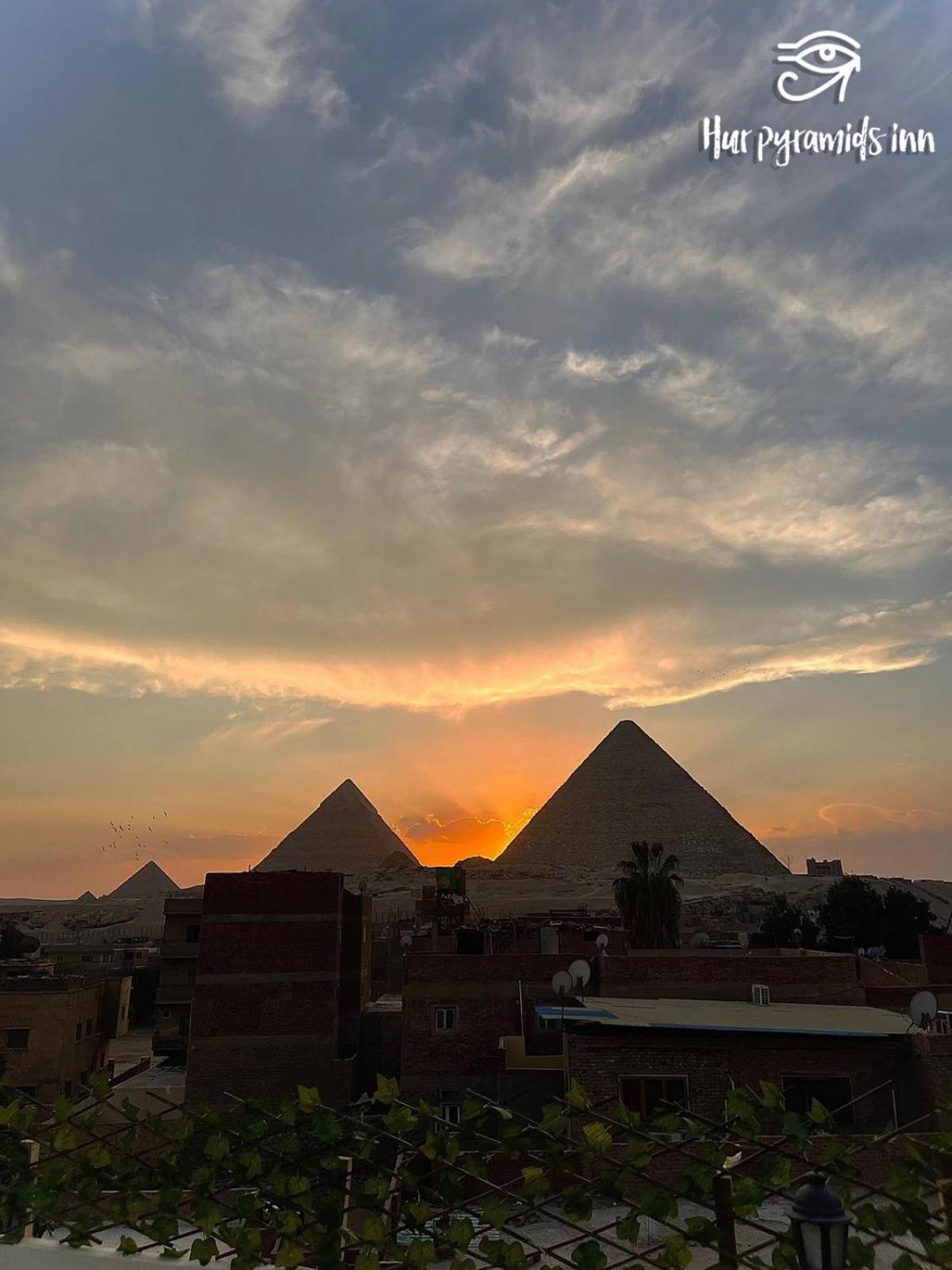 Hur Pyramids Land Inn Kafret el-Gabal Екстериор снимка
