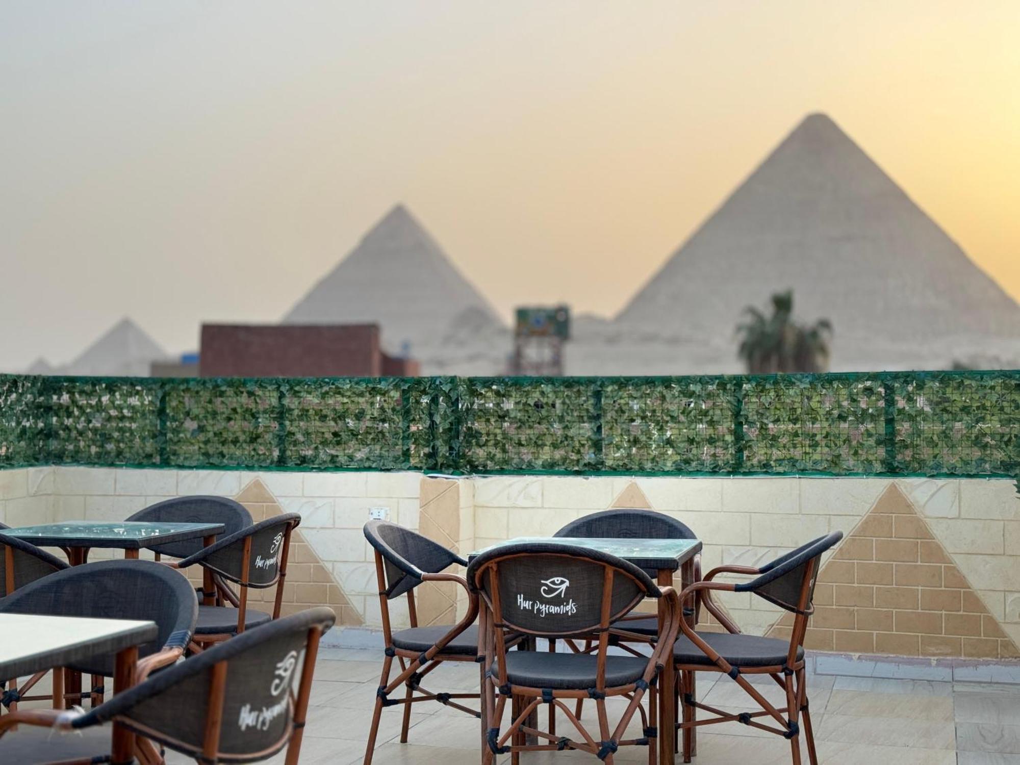 Hur Pyramids Land Inn Kafret el-Gabal Екстериор снимка