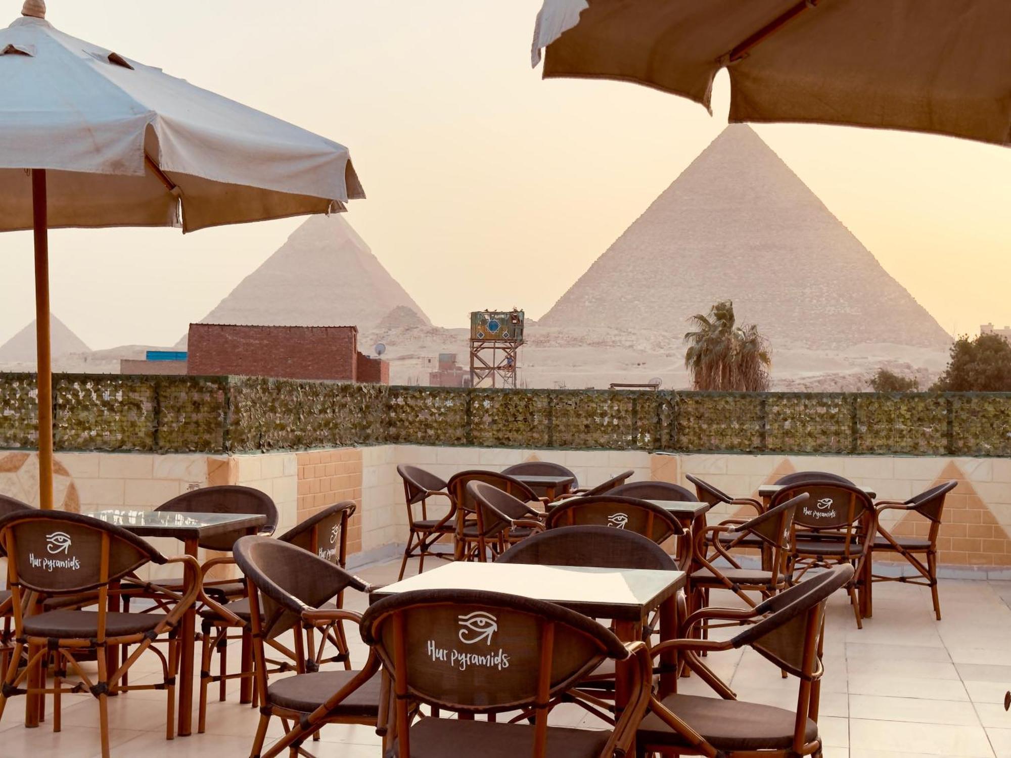 Hur Pyramids Land Inn Kafret el-Gabal Екстериор снимка