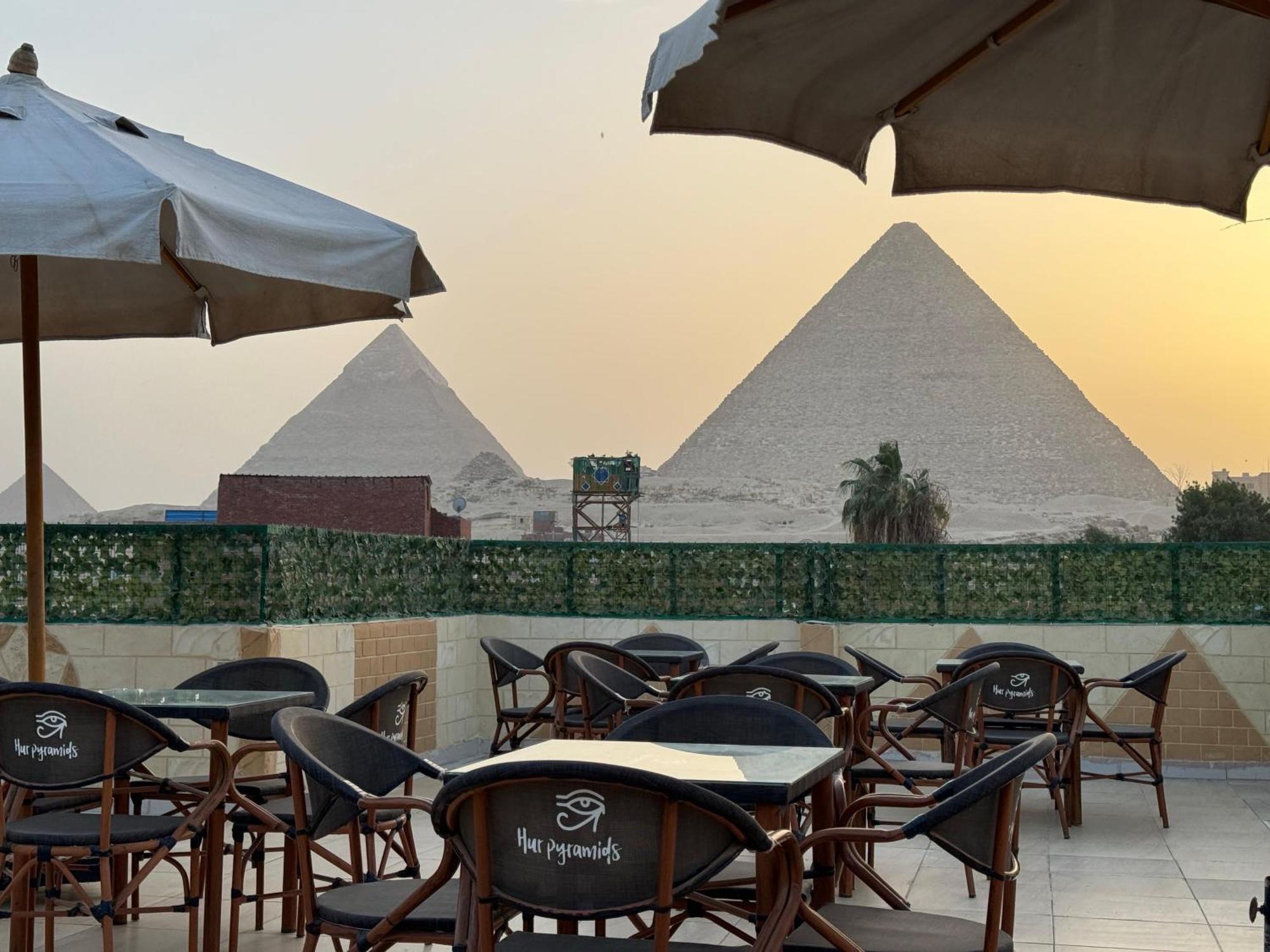 Hur Pyramids Land Inn Kafret el-Gabal Екстериор снимка